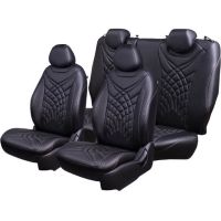 Чехлы Премиум Экокожа Байрон Президент|Жук на Volkswagen Tiguan 2007-2016 г.в.