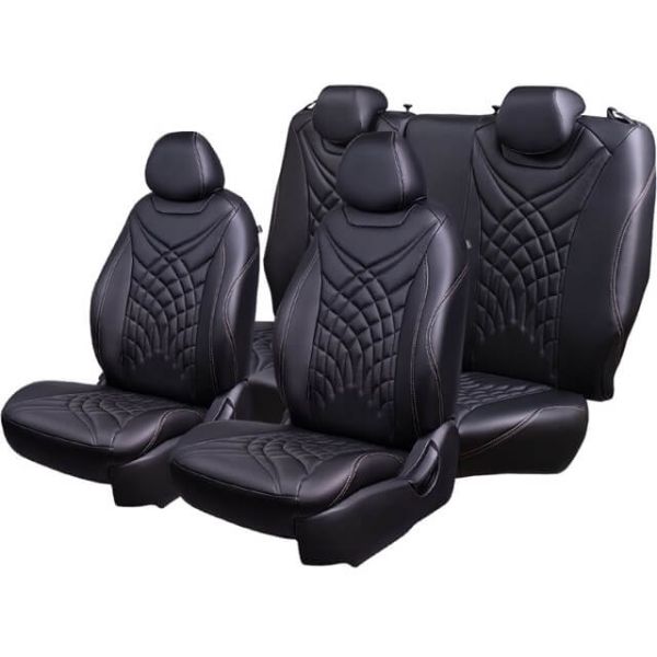 Чехлы Премиум Экокожа Байрон Президент|Жук на Volkswagen Tiguan 2007-2016 г.в.