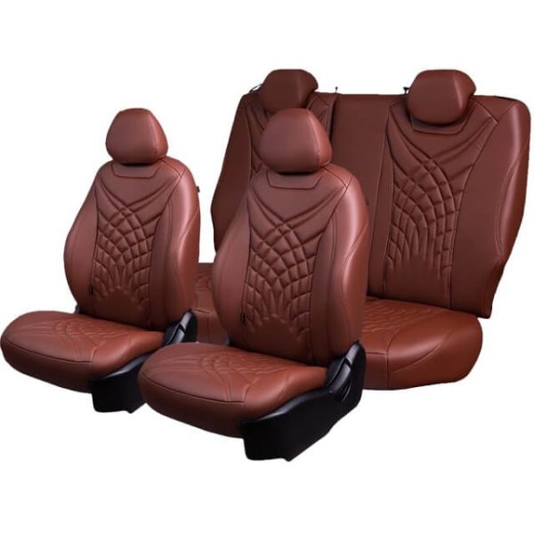 Чехлы Премиум Экокожа Байрон Президент|Жук на Volkswagen Tiguan 2007-2016 г.в.