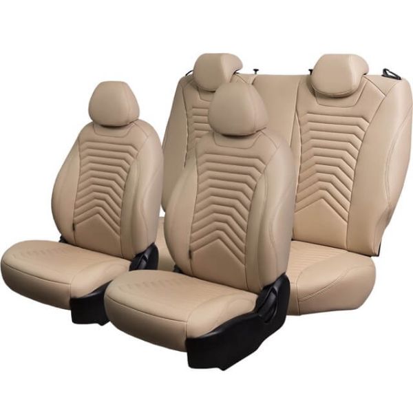 Чехлы Премиум Экокожа Байрон Президент|Жук на Volkswagen Tiguan 2007-2016 г.в.