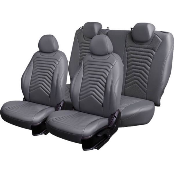 Чехлы Премиум Экокожа Байрон Президент|Жук на Volkswagen Tiguan 2007-2016 г.в.