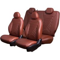 Чехлы Премиум Экокожа Байрон Президент|Жук на Volkswagen Tiguan 2007-2016 г.в.