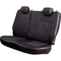 Чехлы Экокожа Турин Ромб на Kia Spectra 2004-2011 г.в.