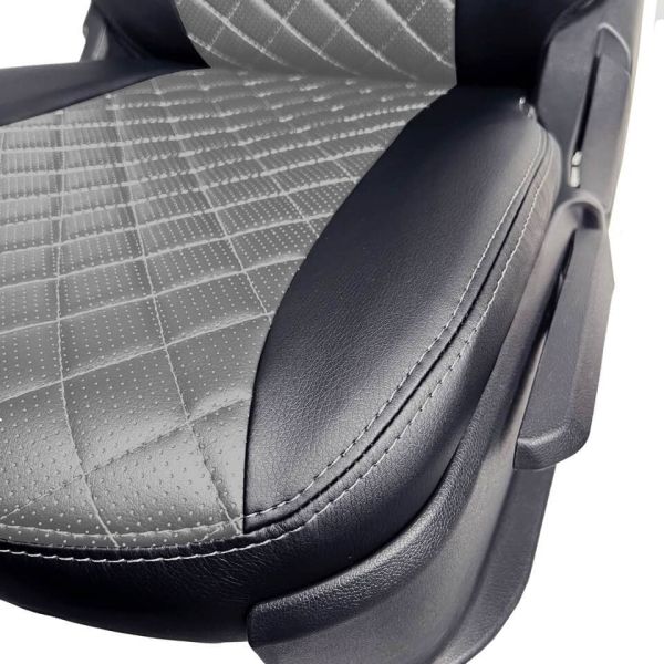 Чехлы Экокожа Ромб на Chevrolet Aveo 2 седан-хэтчбек (2012-2015)