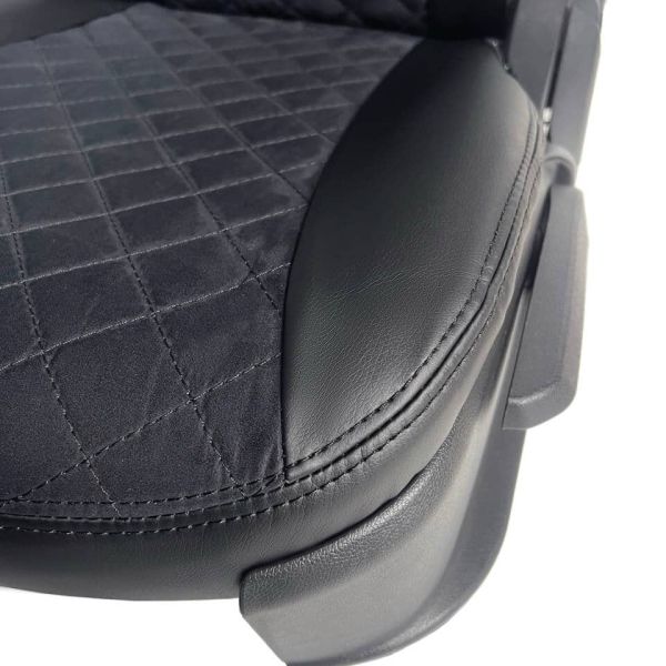 Чехлы Алькантара на Chevrolet Aveo 2 седан-хэтчбек (2012-2015)