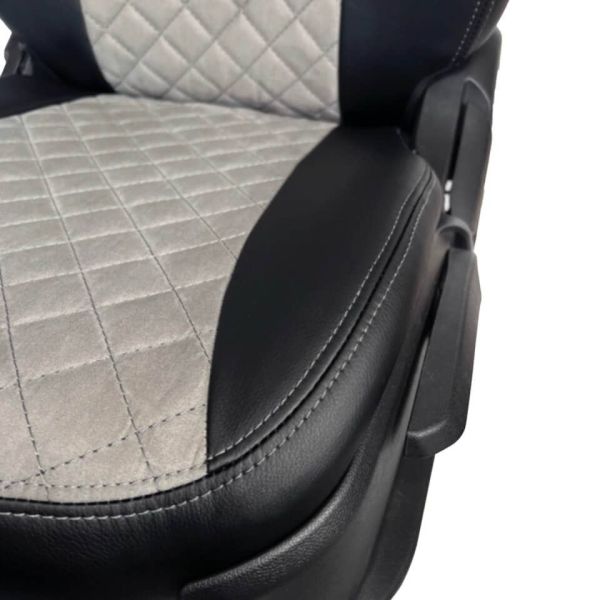 Чехлы Алькантара на Chevrolet Aveo 2 седан-хэтчбек (2012-2015)